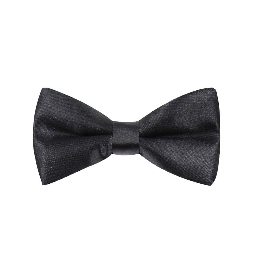 Hanerdun Kids Bowtie Pre-Tied Solid Toddler Neckties Boys Bow Ties