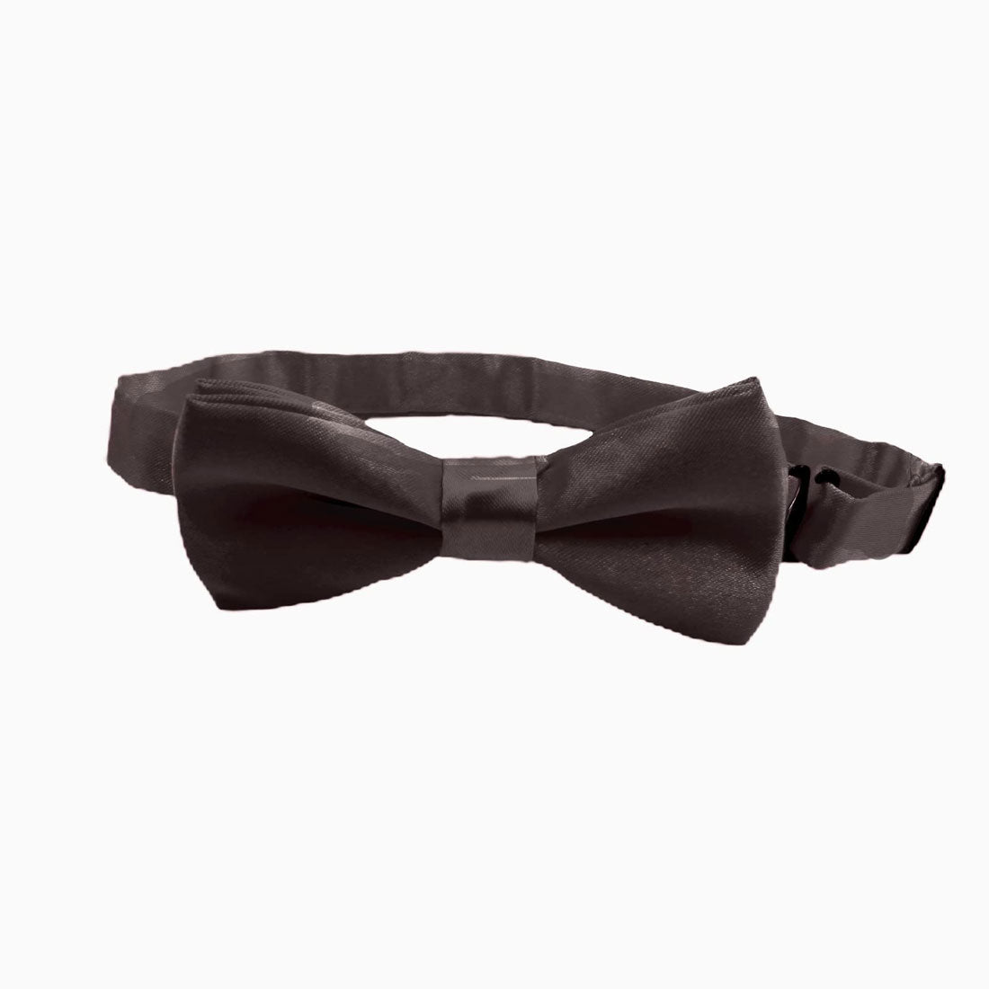 Hanerdun Kids Bowtie Pre-Tied Solid Toddler Neckties Boys Bow Ties