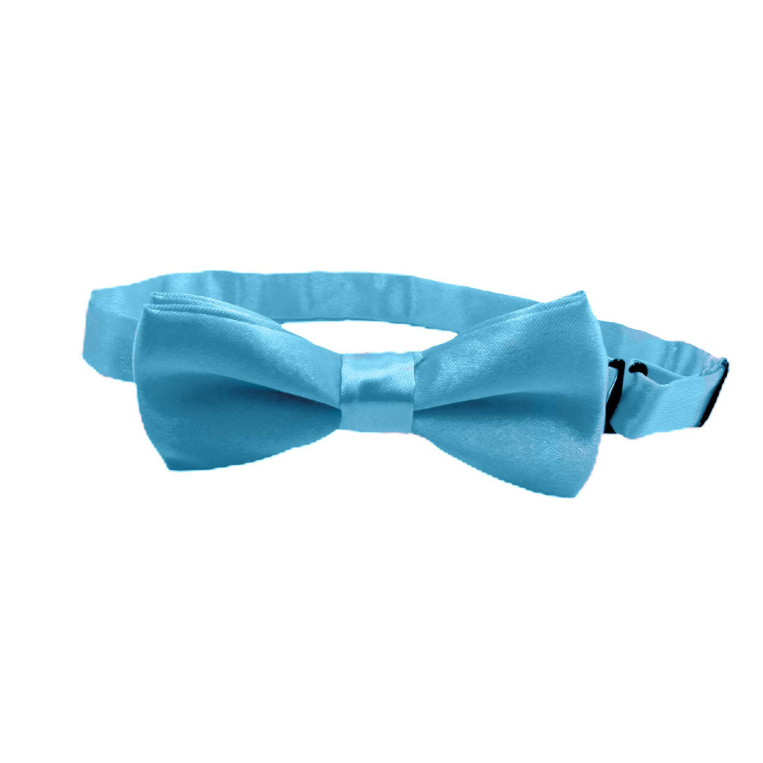 Hanerdun Kids Bowtie Pre-Tied Solid Toddler Neckties Boys Bow Ties