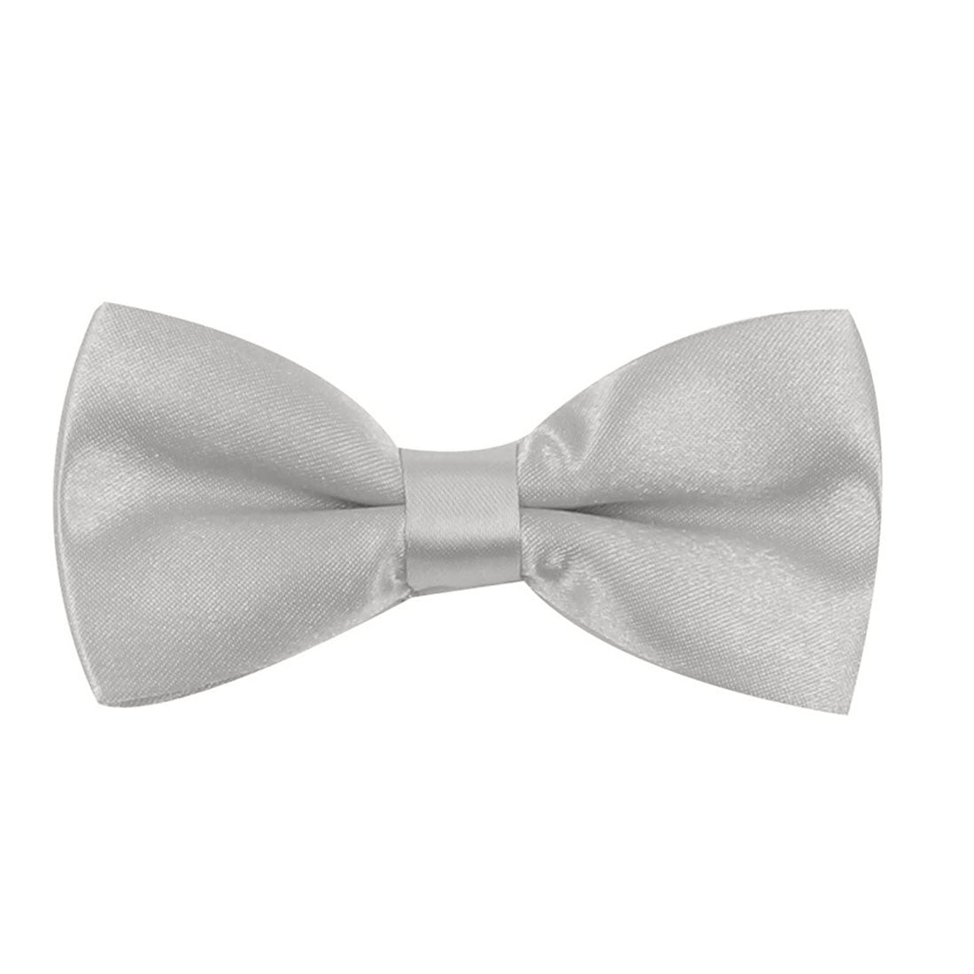 Hanerdun Kids Bowtie Pre-Tied Solid Toddler Neckties Boys Bow Ties