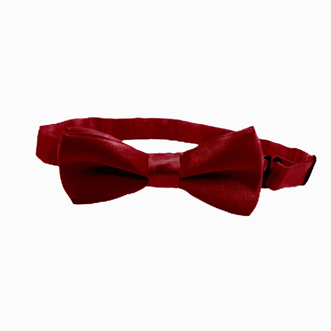 Hanerdun Kids Bowtie Pre-Tied Solid Toddler Neckties Boys Bow Ties