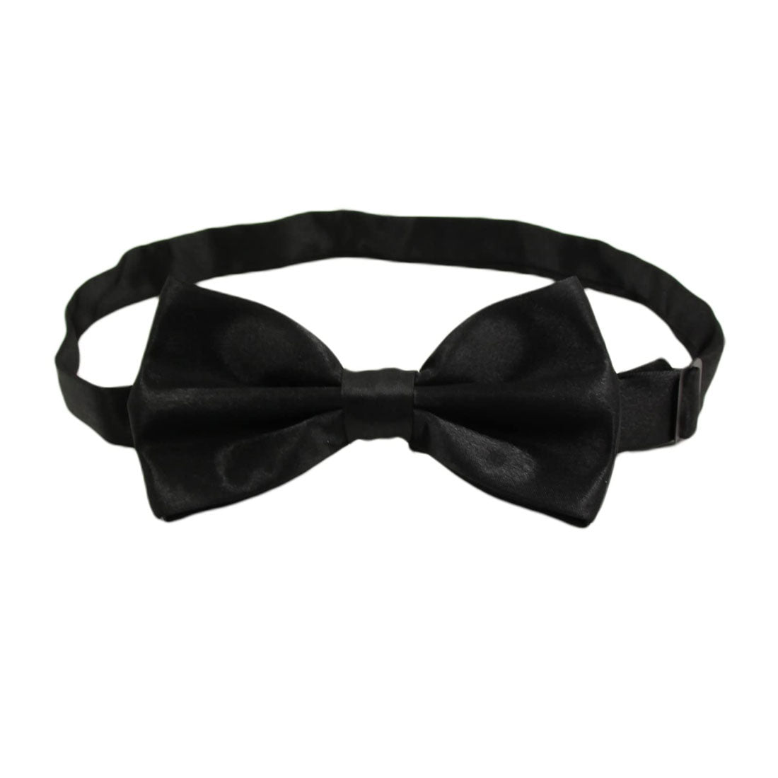 Hanerdun Mens Satin Bow Ties Pre-Tied Formal Neckties Wedding Party Adjustable Bowties