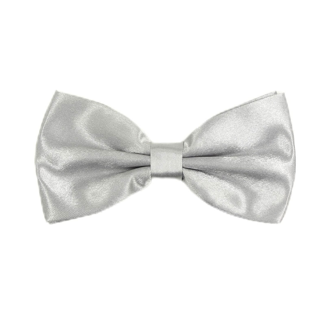Hanerdun Mens Satin Bow Ties Pre-Tied Formal Neckties Wedding Party Adjustable Bowties