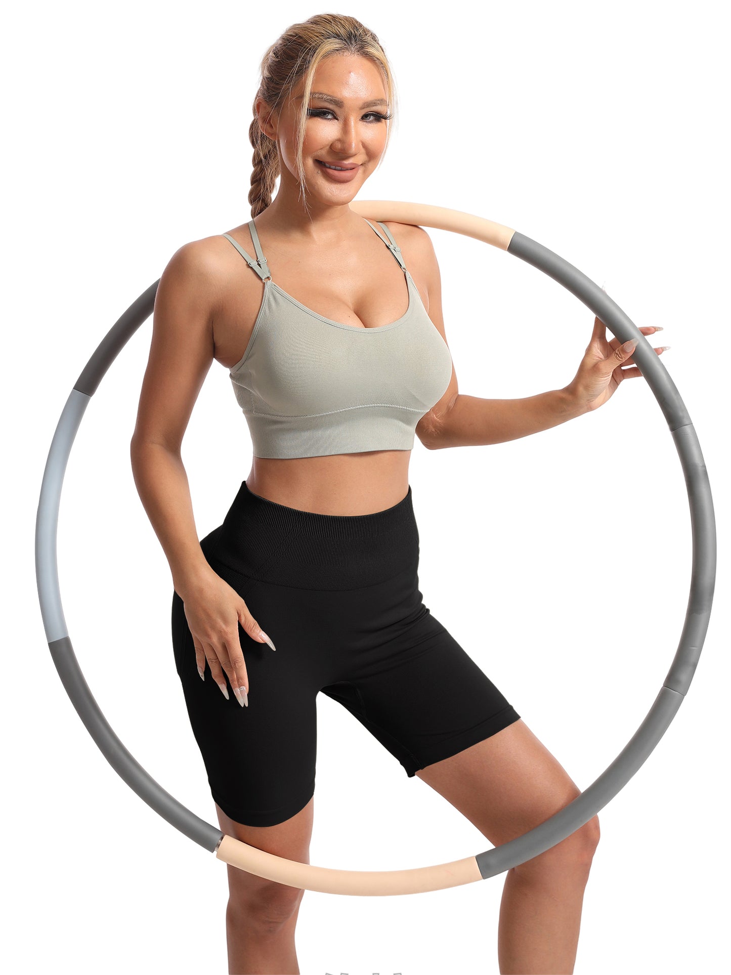 Hanerdun Womens Crossback Sport Bras Adjustable Padded Seamless Workout Athletic Yoga Bra