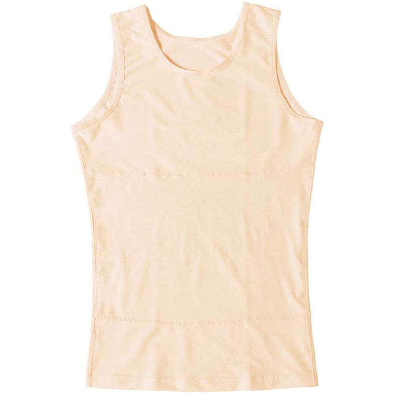 HANERDUN Men Compression Shirt Slimming Body Shaper Vest Tummy Control Shapewear Abdomen Undershirt