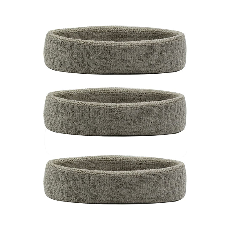 Hanerdun Sports Sweatbands Headbands Breathable Terry Cloth Sweat Head Bands Work Out Yoga Exercise Tennis