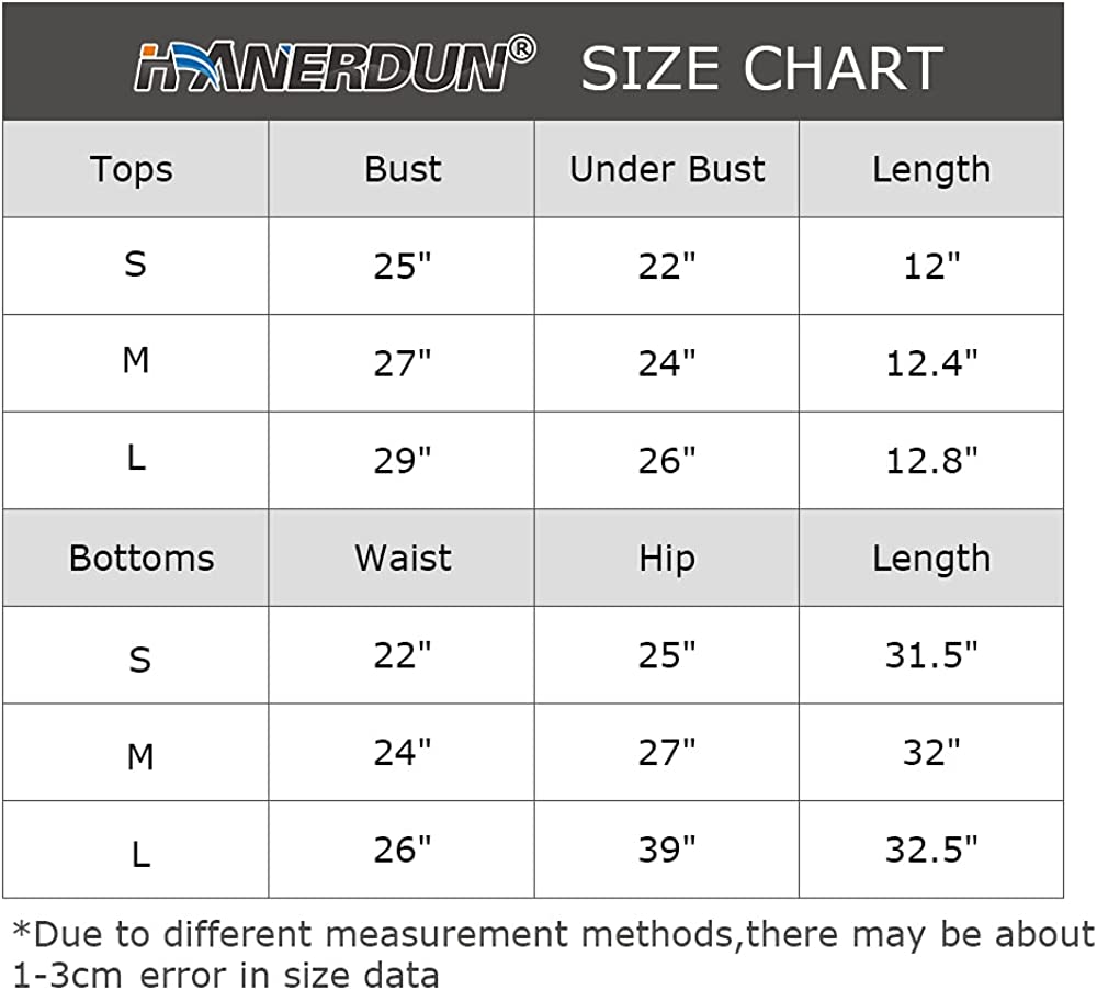 HANERDUN Women Workout Outfits 2 Piece Ribbed Seamless Crop Tank High Waist Leggings