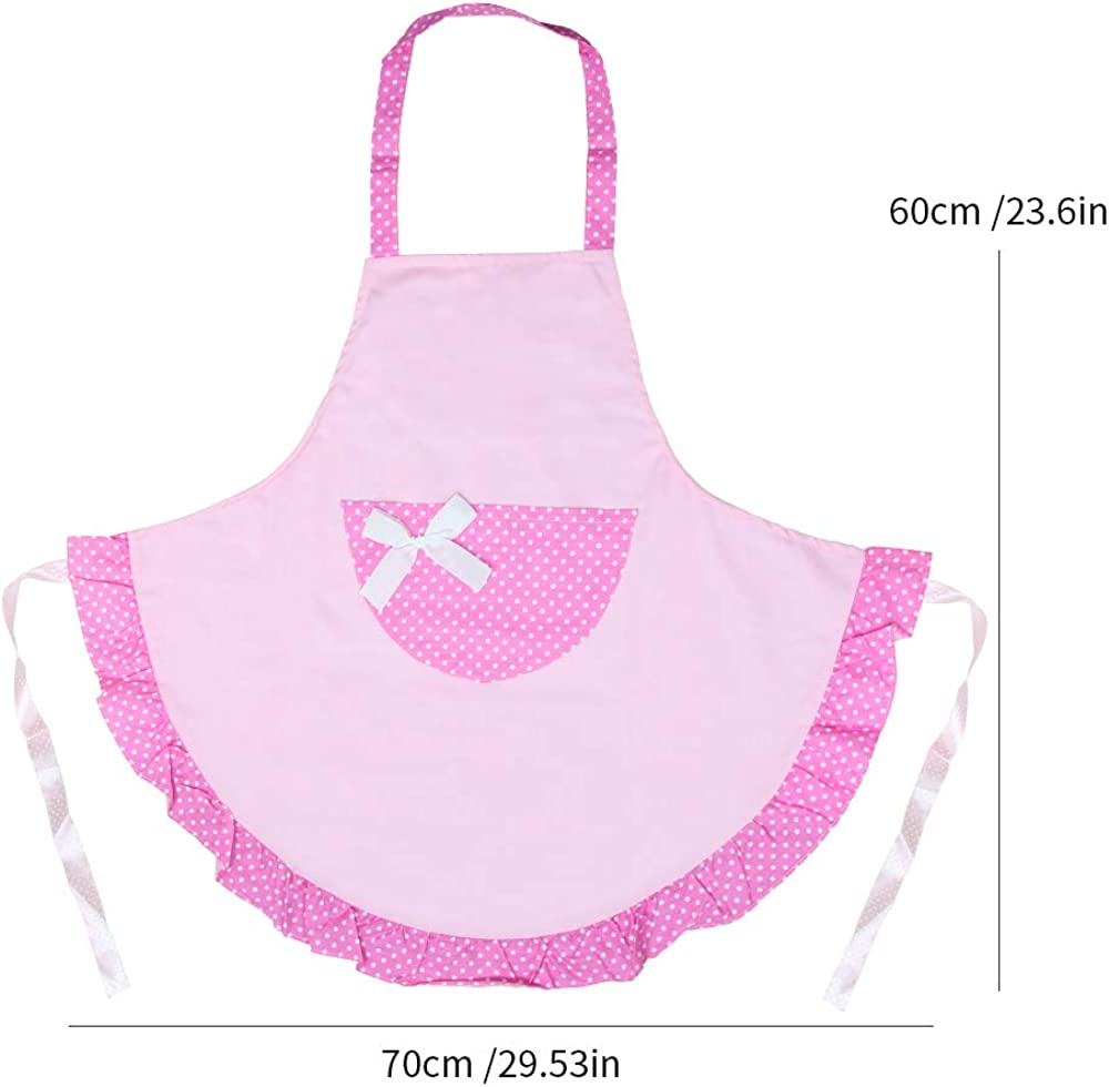 HANERDUN Ladies Apron with Pocket Kitchen Apron For Women Cooking Apron