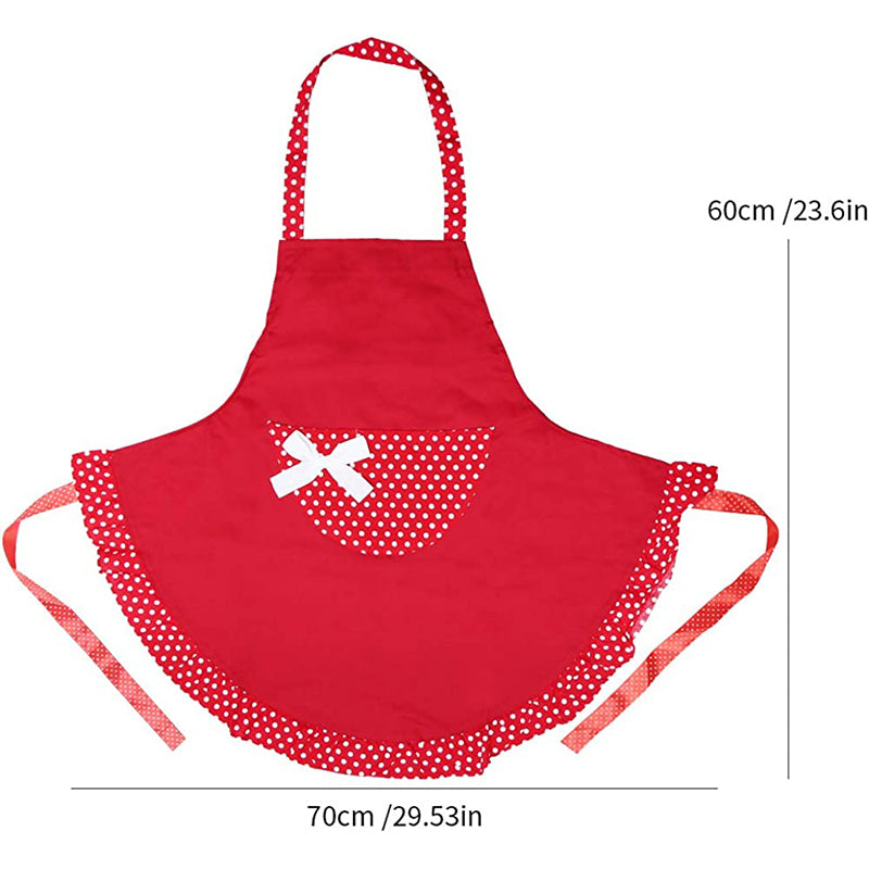 HANERDUN Ladies Apron with Pocket Kitchen Apron For Women Cooking Apron