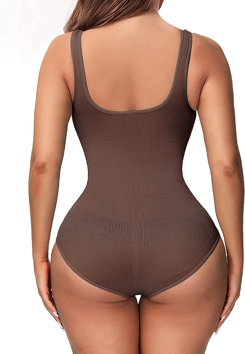 HANERDUN Women Slimming Tummy Control Shapewear Bodysuit Seamless Waist Trainer Vest Full Body Shaper
