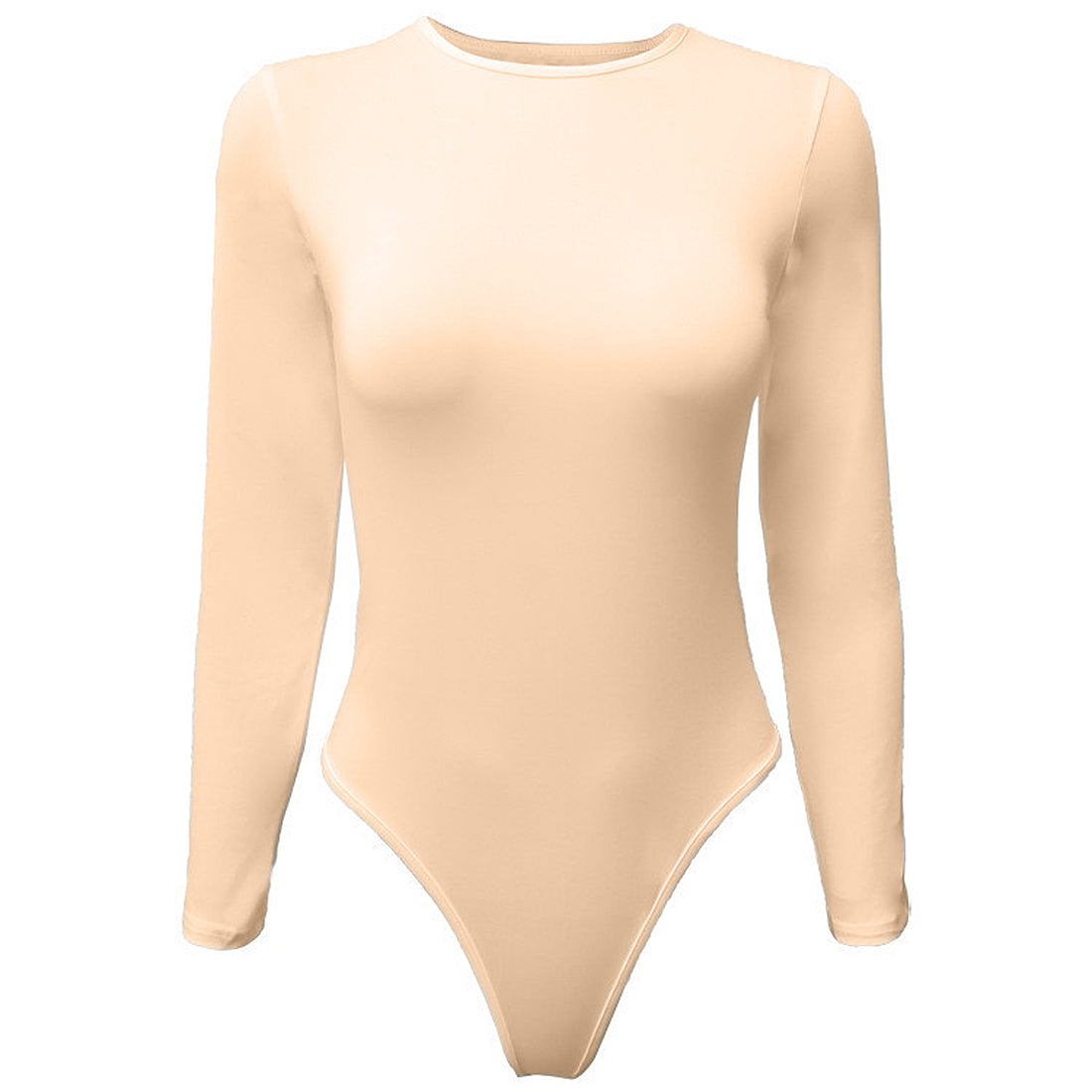 Hanerdun Women Female Long Sleeve Bodysuit Shapewear Tummy Control