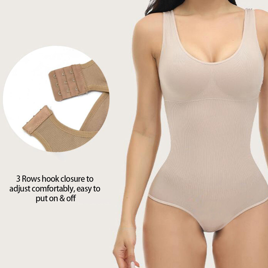 Hanerdun Women Female Shapewear Bodysuit Waist Trainer Body Shaper