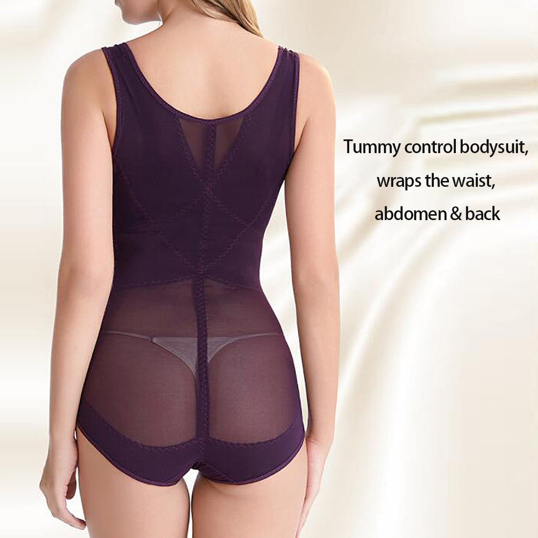 Hanerdun Women Female Shapewear Bodysuit Waist Trainer Body Shaper