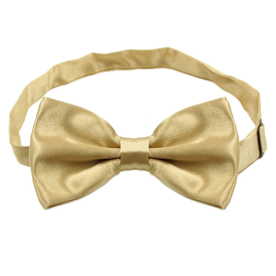 Hanerdun Mens Satin Bow Ties Pre-Tied Formal Neckties Wedding Party Adjustable Bowties
