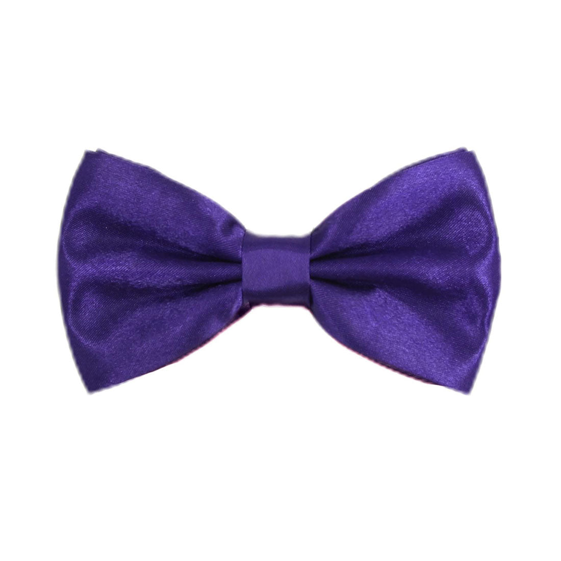 Hanerdun Mens Satin Bow Ties Pre-Tied Formal Neckties Wedding Party Adjustable Bowties