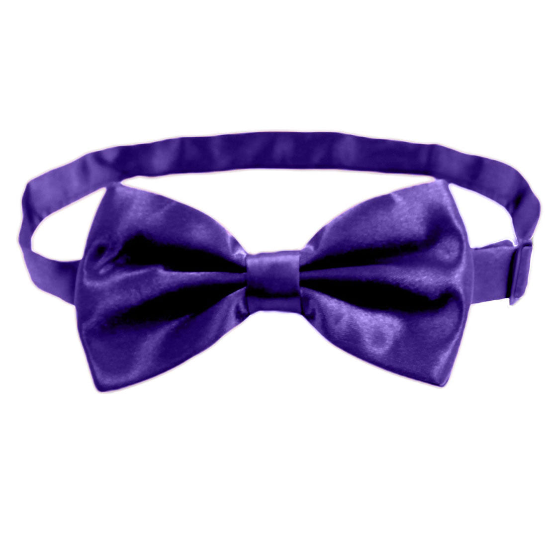 Hanerdun Mens Satin Bow Ties Pre-Tied Formal Neckties Wedding Party Adjustable Bowties