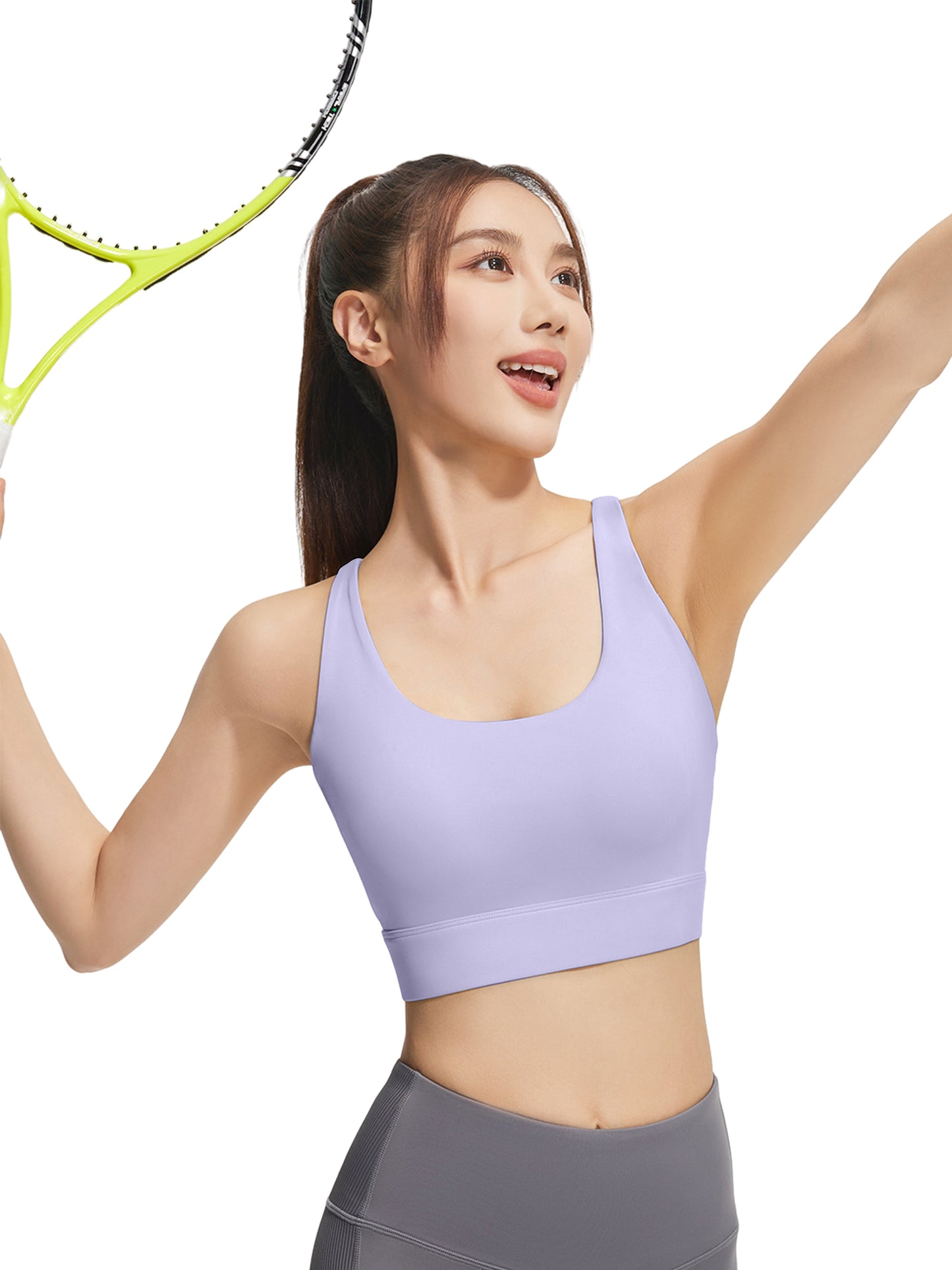 Hanerdun Womens Sports Bras Crossback Padded Supportive for Athletic Workout Yoga Running