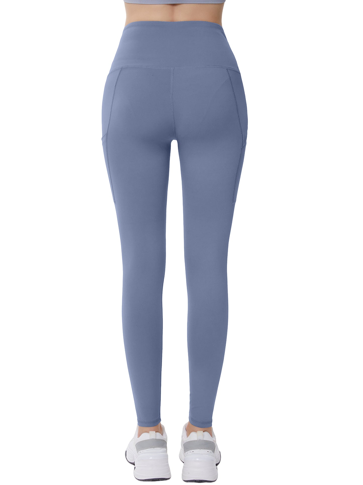Hanerdun Womens Yoga Leggings with Pockets Ankle High Waist Workout Pants Bottoms