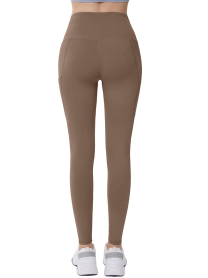 Hanerdun Womens Yoga Leggings with Pockets Ankle High Waist Workout Pants Bottoms